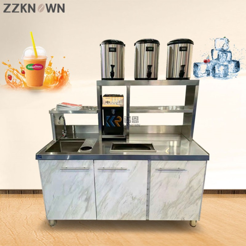 Milk Tea Counter Manufacturer - Stainless Steel Workstation