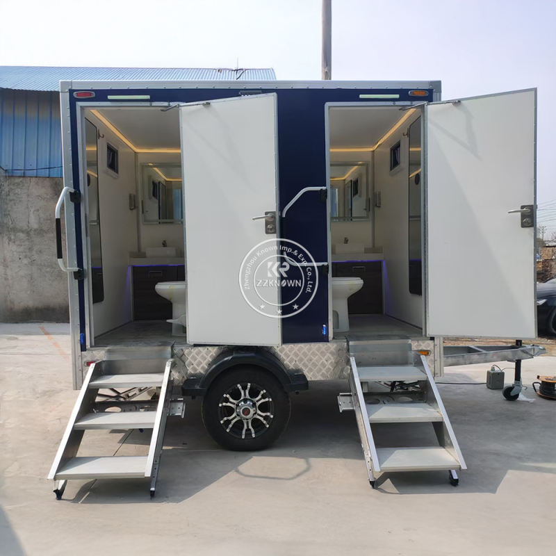 Portable Toilet Factory - 2 Station VIP Luxury