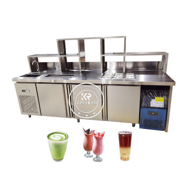 Milk Tea Equipment Factory - Professional Counter Freezer