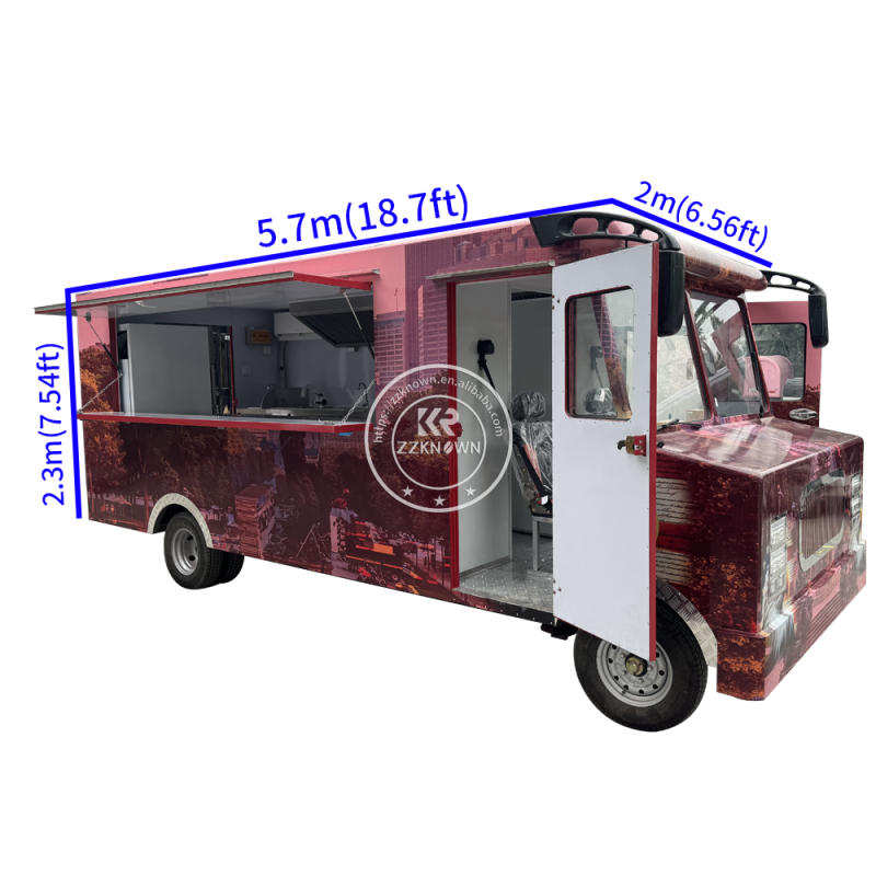Food Truck Manufacturer - Vintage Stainless Steel Snack