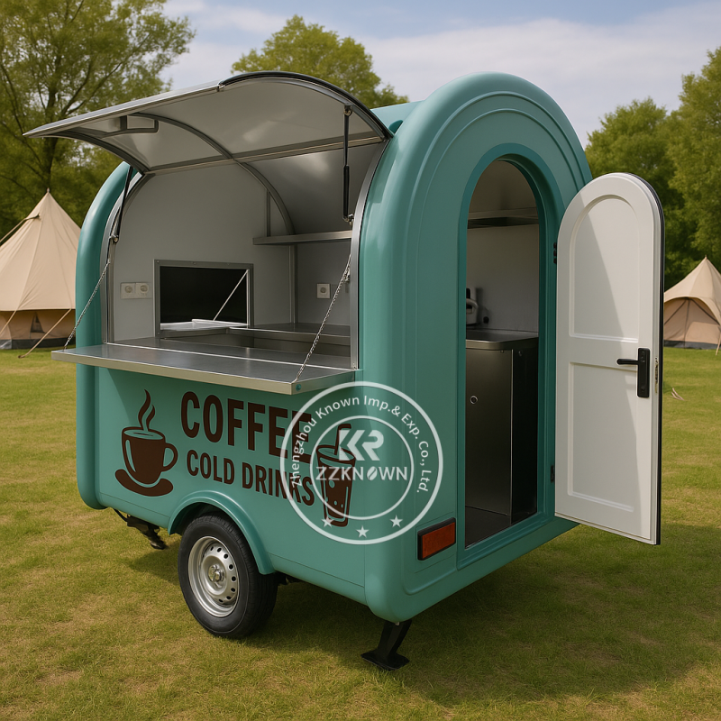 Mobile Food Cart Manufacturer - Custom Single Axle Van