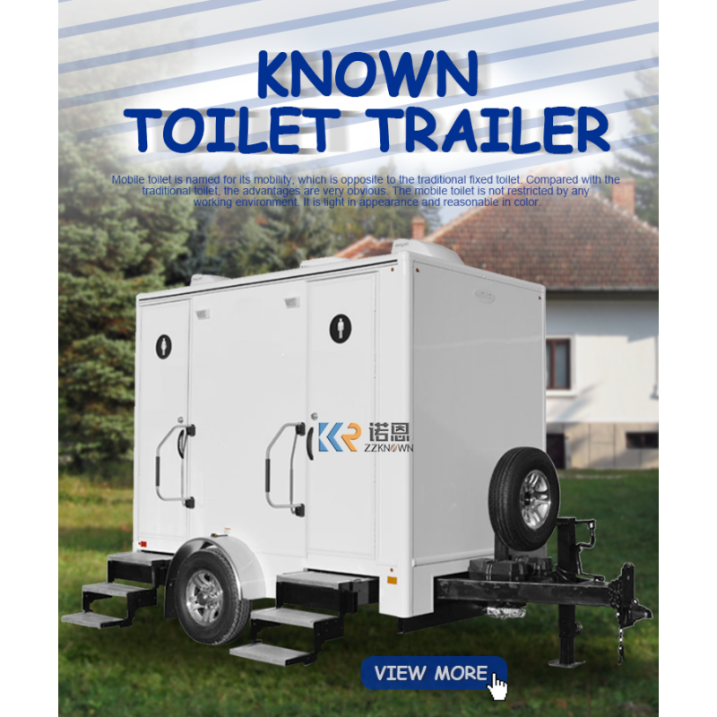 Restroom Trailer Factory - Luxury Steel Mobile Toilet