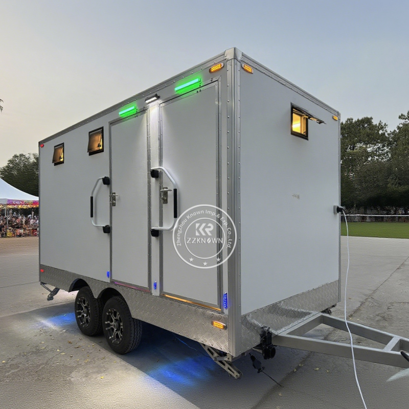 Portable Toilet Factory - 4 Stall Luxury Restroom