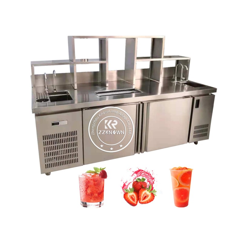 Milk Tea Equipment Factory - Professional Counter Freezer