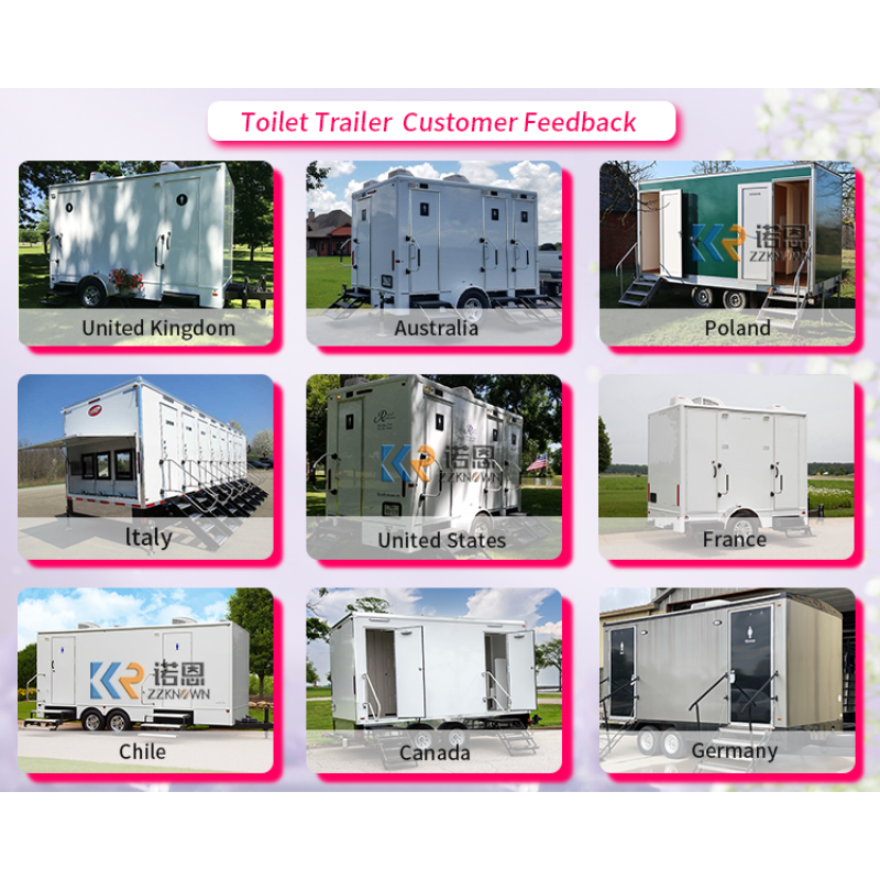 Portable Toilet Manufacturer - 2 Stall Hotel Use