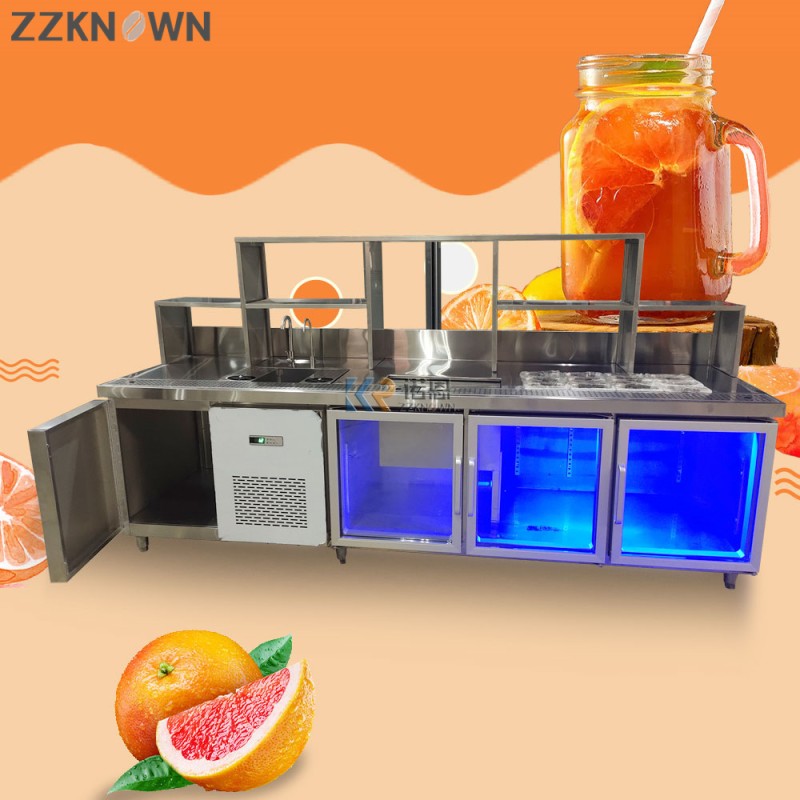 Milk Tea Counter Manufacturer - Stainless Steel Workstation