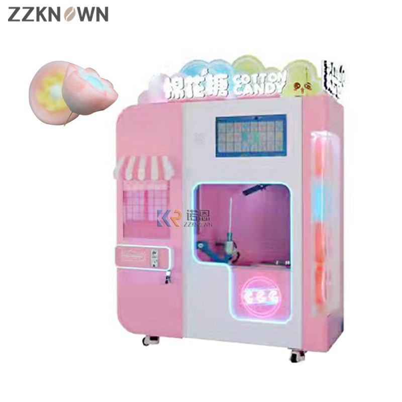 Cotton Candy Machine Manufacturer - Automatic Pink Robot