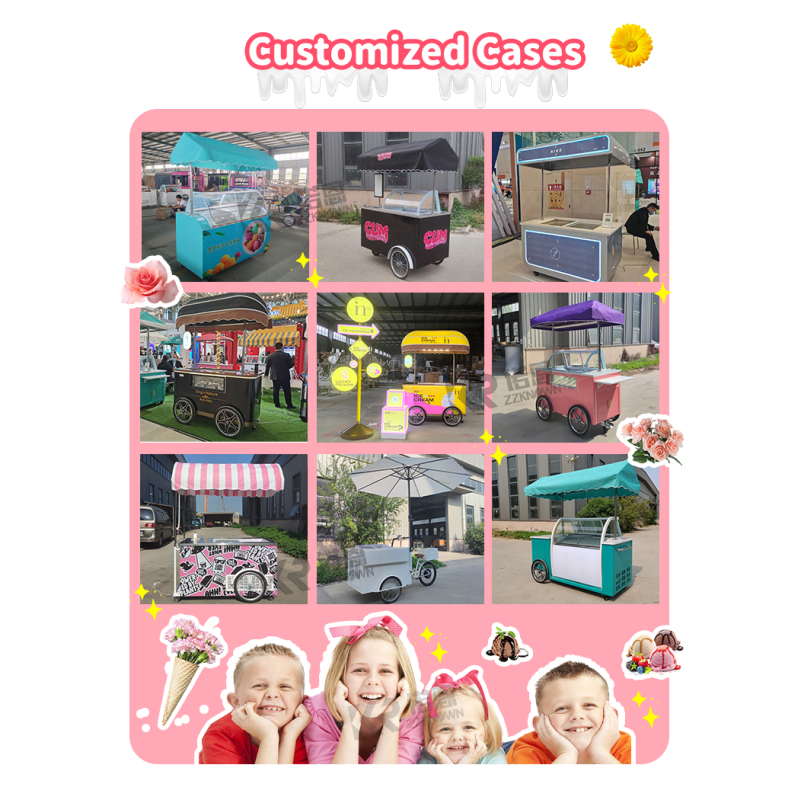 Ice Cream Cart Manufacturer - Commercial Freezer Storage