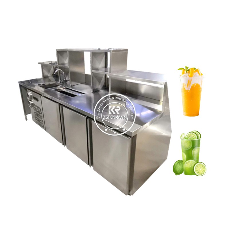 Milk Tea Equipment Factory - Professional Counter Freezer