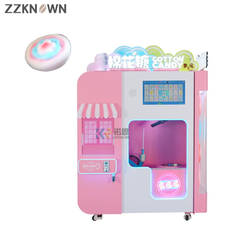Cotton Candy Machine Manufacturer - Automatic Pink Robot
