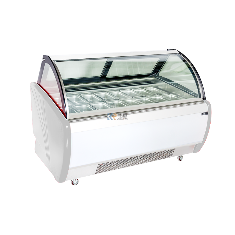 Ice Cream Showcase Factory - 18 Pans Gelato Counter