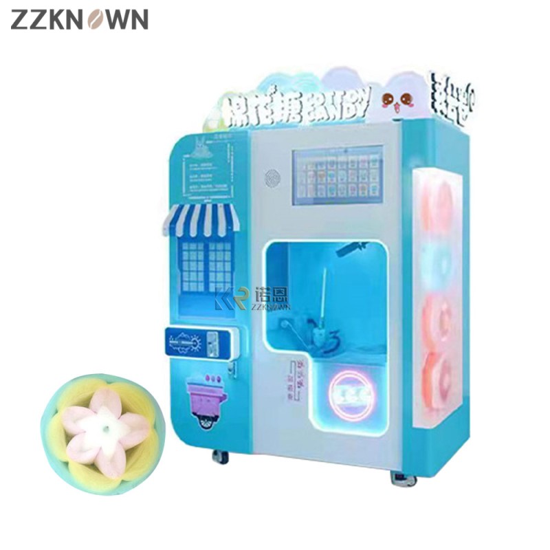 Cotton Candy Machine Manufacturer - Automatic Pink Robot