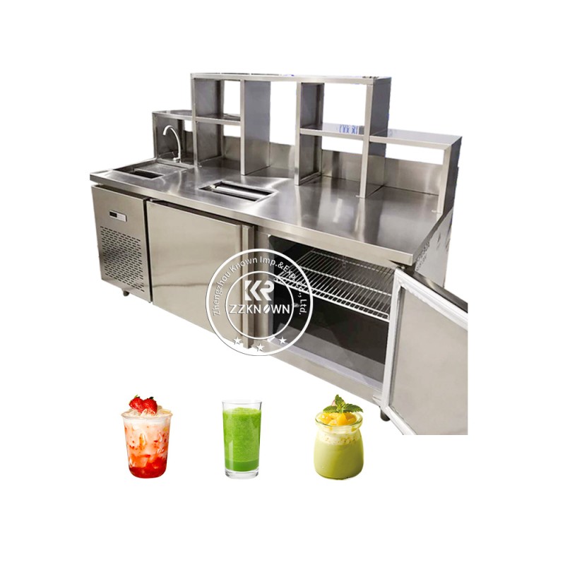 Milk Tea Equipment Factory - Professional Counter Freezer