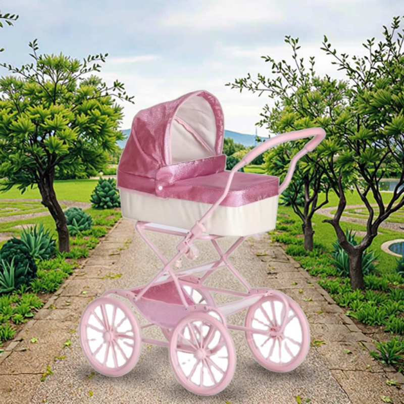 Luxury Stroller Factory - Folding Pretend Play Classic Wheels Wagon