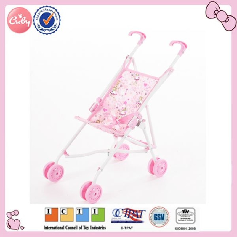 Doll Stroller Factory - Foldable Role Play Pushcart Storage
