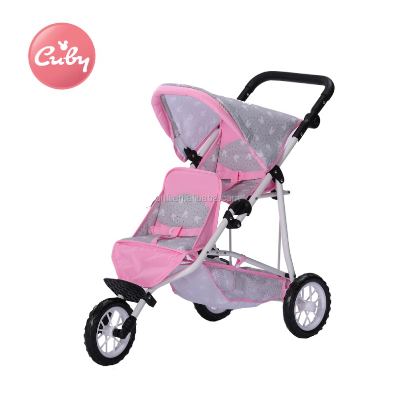 Twins Stroller Manufacturer - Adjustable Handle Easy Fold Unfold