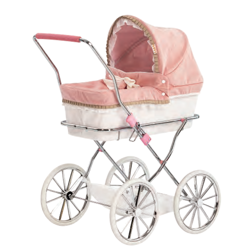 Corduroy Stroller Manufacturer - Dreamy Pink Plush Fabric Role Play