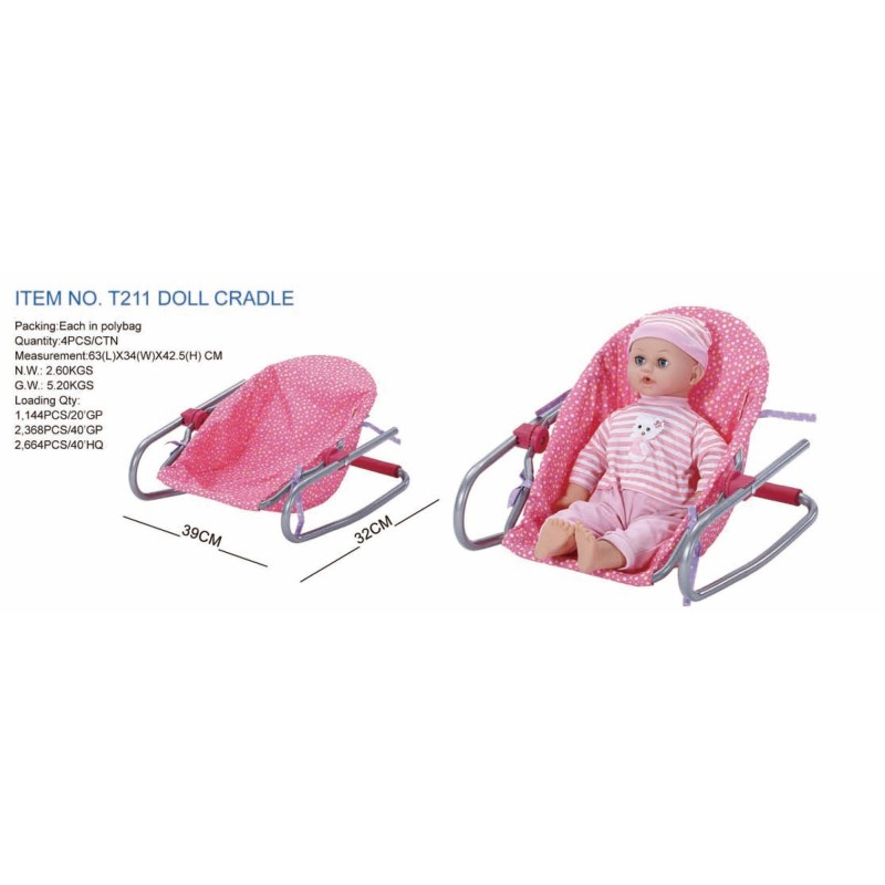 Baby Care Toys Factory - Comfort Relaxation Doll Cradle Furniture