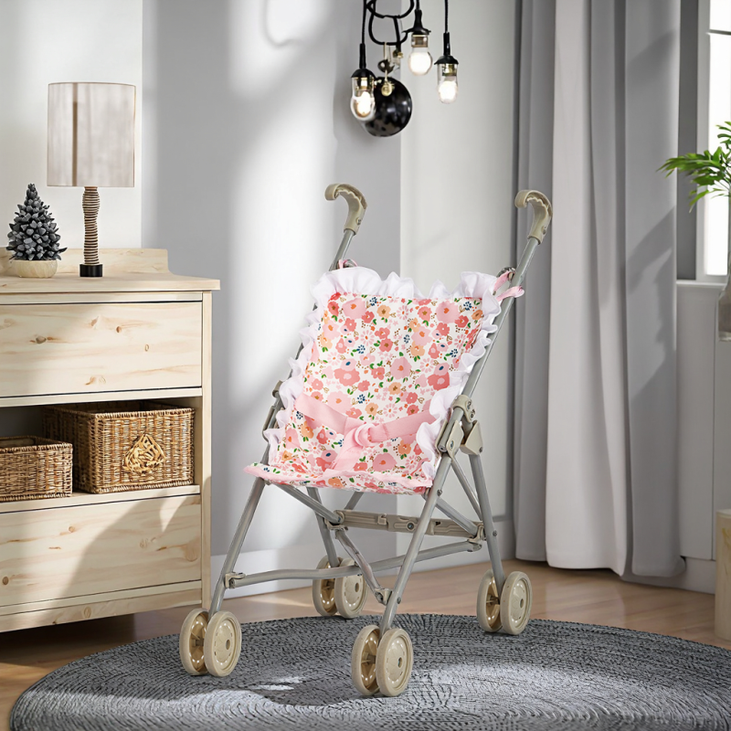 Premium Doll Stroller Manufacturer - 4-Wheel Push Cart Toddlers Toy