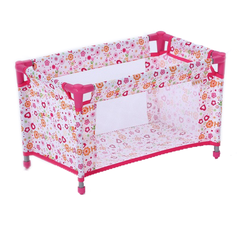 Pink Doll Bed Factory - Mini Wooden Cradle Toy Infant Pretend