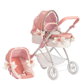 Doll Stroller Factory - Deluxe 2-in-1 Kids Baby Pram