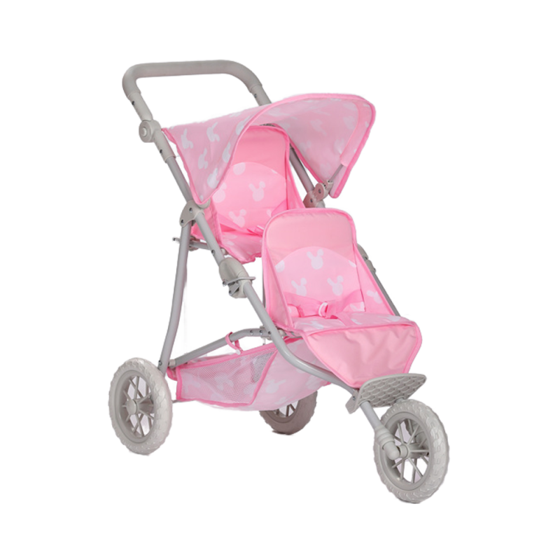 Twins Stroller Manufacturer - Adjustable Handle Easy Fold Unfold