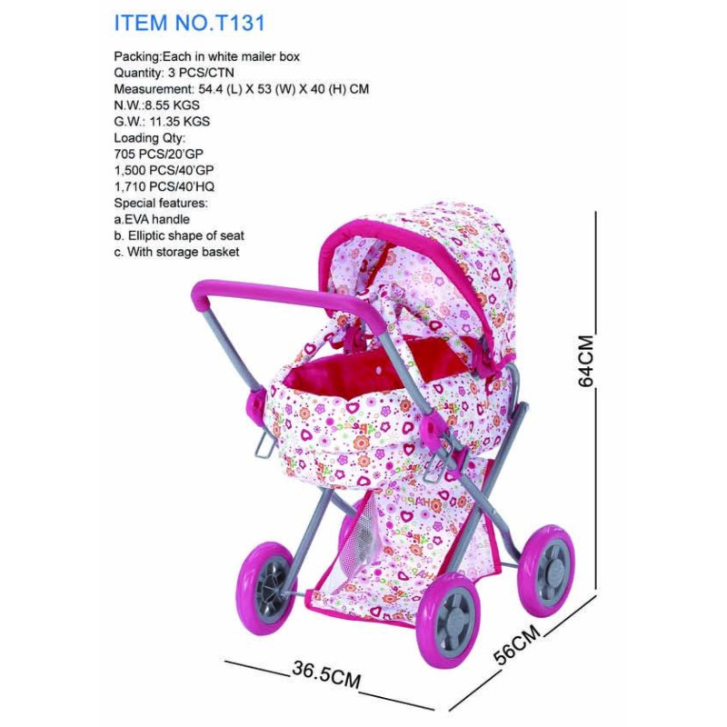Doll Carriage Factory - Popular Style Custom Made Canopy Wagon