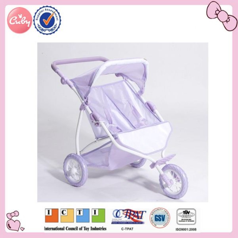 Twin Doll Pram Manufacturer - New Arrival Play Doll Jogger Handle