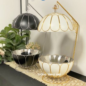 Buffet Dish Manufacturer - Restaurant 8L Round Golden Luxury Hanging