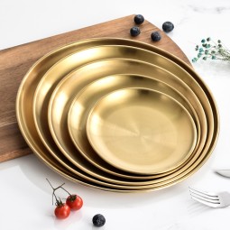 Serving Tray Manufacturer - Kitchen Round Tray Wedding Dinner Party