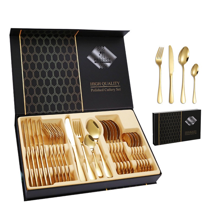 Flatware Set Factory - Amzn Top Seller 2025 Stainless Steel 24pc