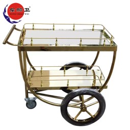 Restaurant Car Factory - Custom Two Shelves Stainless Steel Liquor