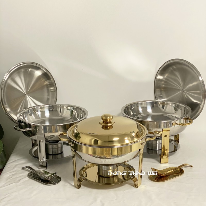 Chafing Dish Factory - Hot Selling Round Buffet Luxury Catering Set