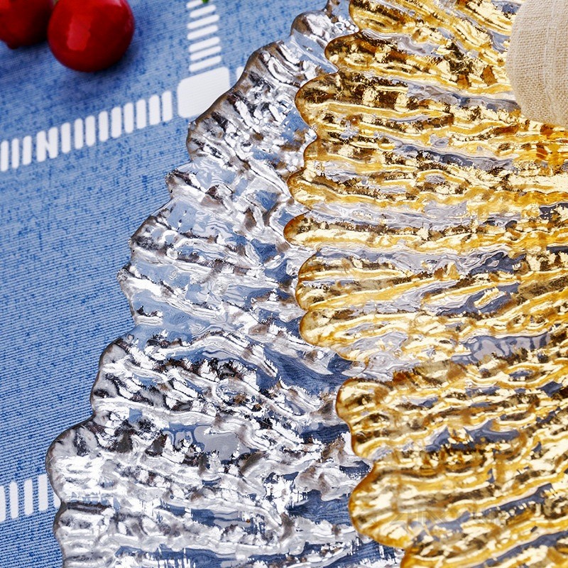 Glass Plate Manufacturer - Hotel Restaurant Gold Rimmed Dinner Plates