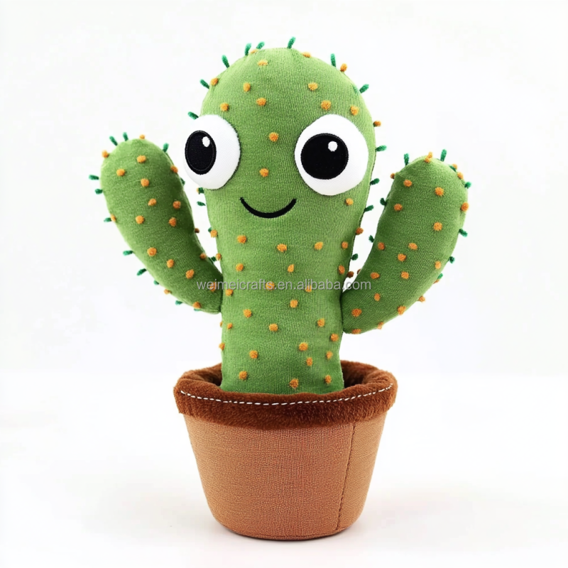 Dancing Cactus Toy Manufacturer - Custom Electric Singing Plush Toy