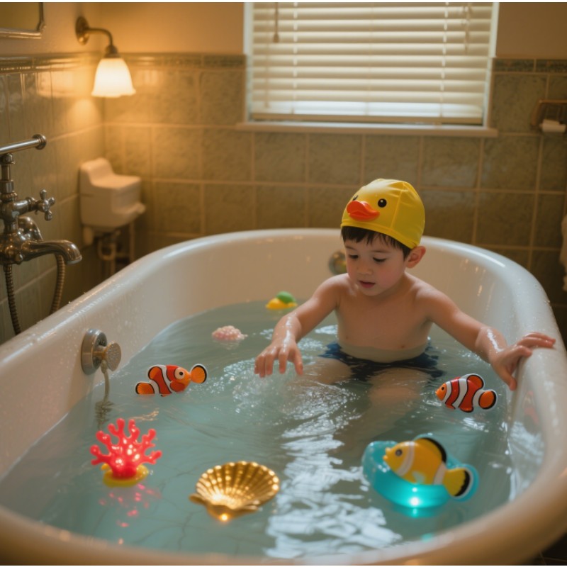 Glow Bath Toy Factory - OEM/ODM Ocean Animal Toy with Lights