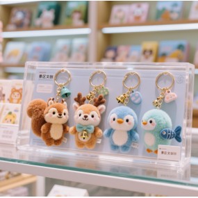 Plush Keychain Manufacturer - Custom Miniature Cultural Mascot