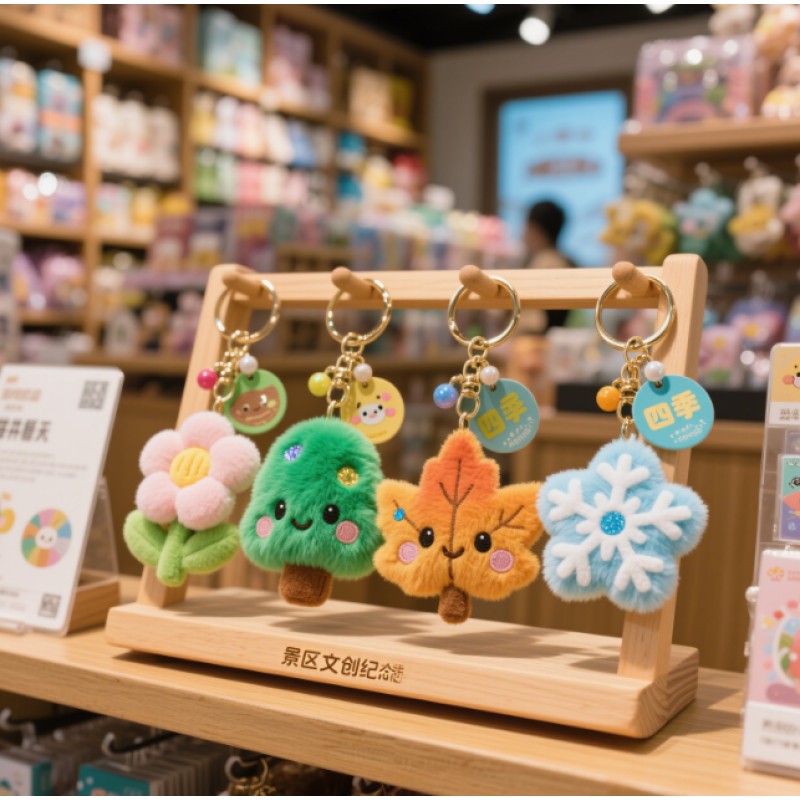 Plush Keychain Manufacturer - Custom Miniature Cultural Mascot