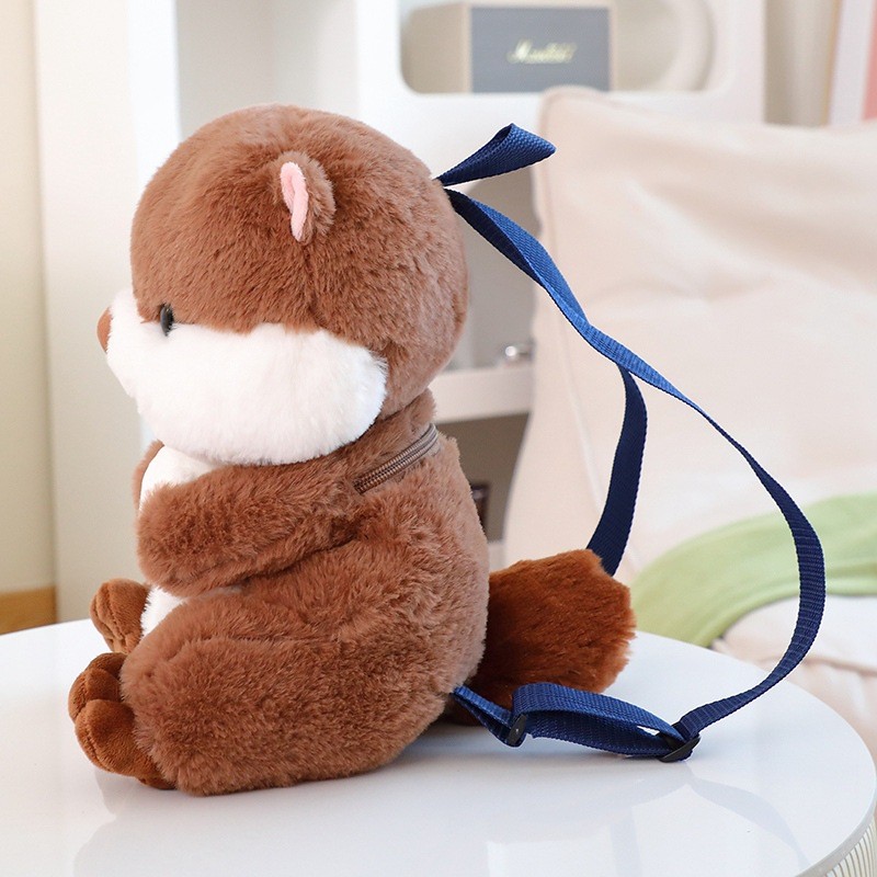 Otter Stuffed Backpack Supplier - OEM Custom School Bag Doll