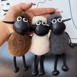 Cotton Lamb Keychain Manufacturer - Bulk Custom Plush Pendant Doll