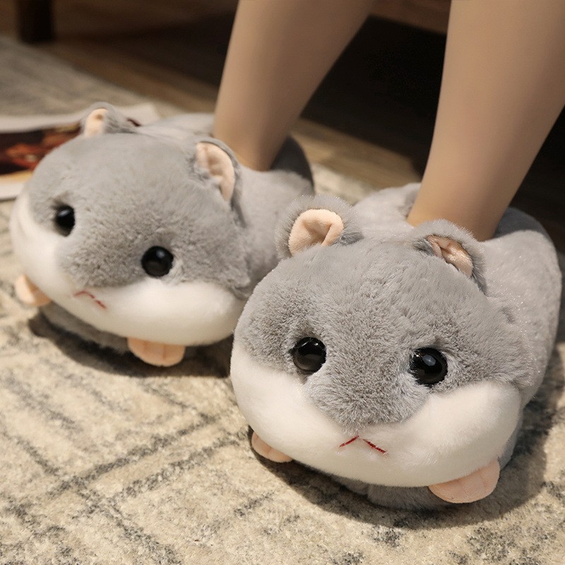 Animal Plush Slippers Manufacturer - OEM Custom Home Heel Thickened