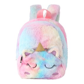 Unicorn Plush Backpack Manufacturer - OEM Custom School Bag Sequins