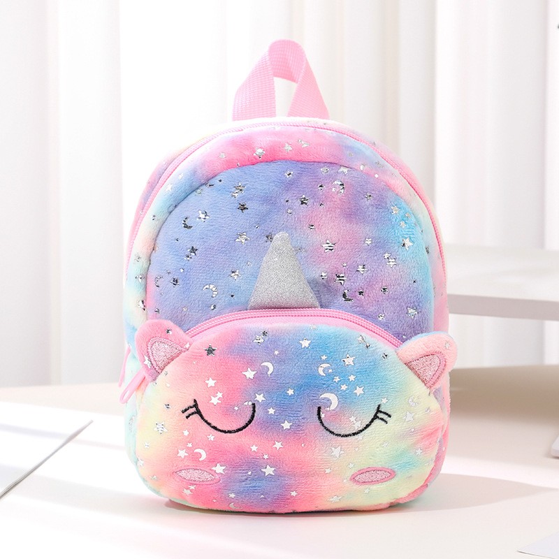Unicorn Plush Backpack Manufacturer - OEM Custom School Bag Sequins