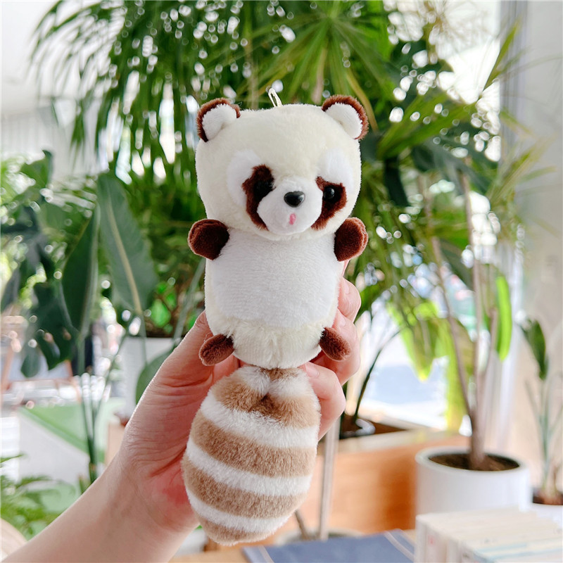 Little Raccoon Keychain Supplier - OEM Custom Washed Plush Doll