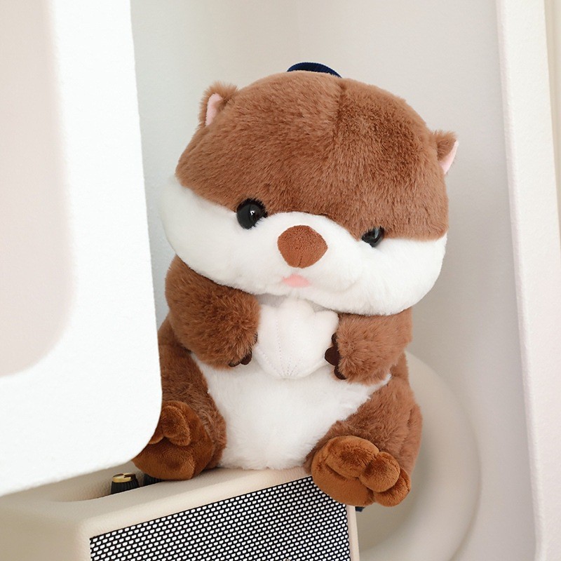 Otter Stuffed Backpack Supplier - OEM Custom School Bag Doll