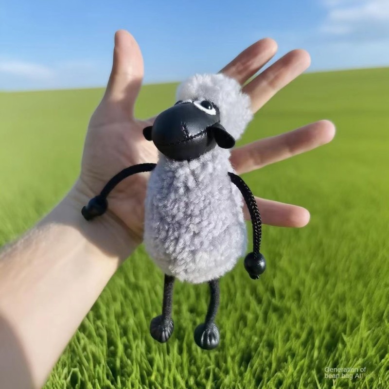 Cotton Lamb Keychain Manufacturer - Bulk Custom Plush Pendant Doll