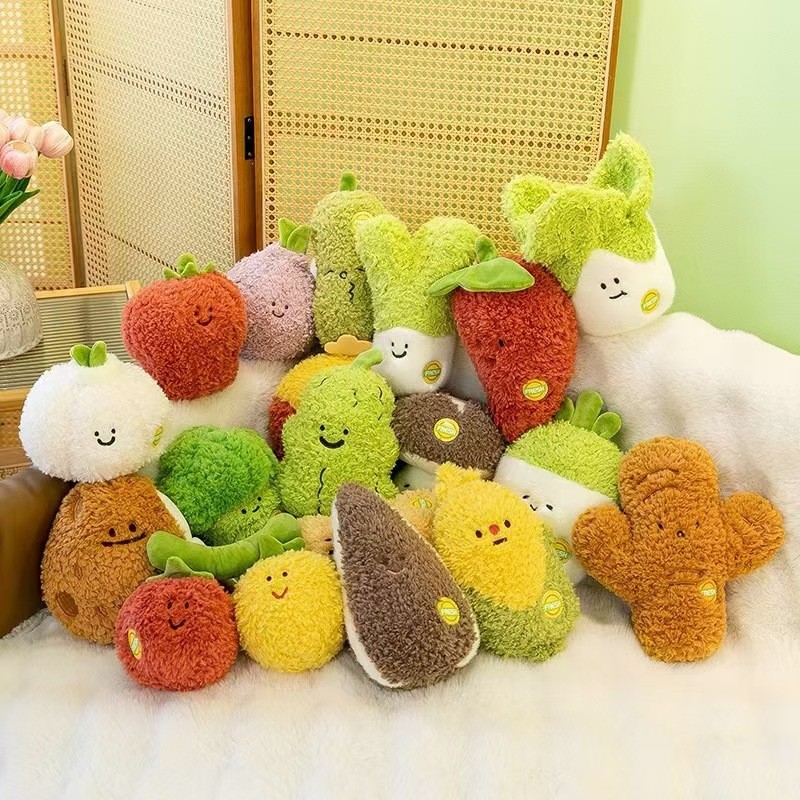 Fruit Vegetable Plush Supplier - OEM Custom Claw Machine Doll