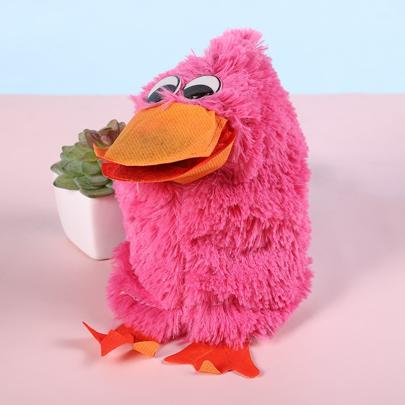 Plush Hand Puppet Manufacturer - OEM Custom Tongue Spitting Duck