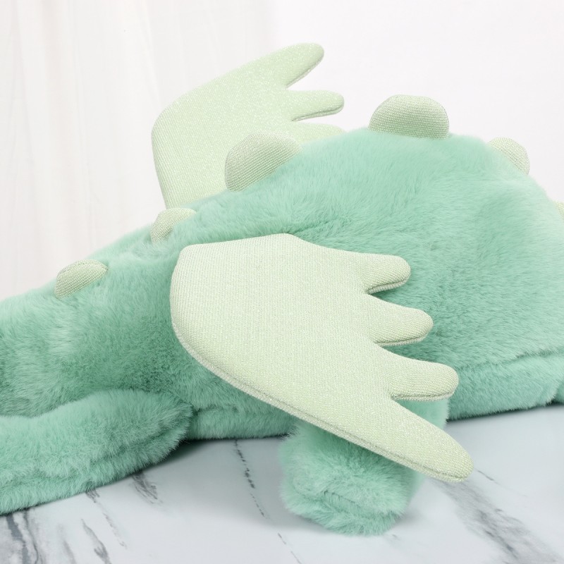 Snow Dragon AI Doll Manufacturer - OEM Custom Plush Dinosaur Pillow