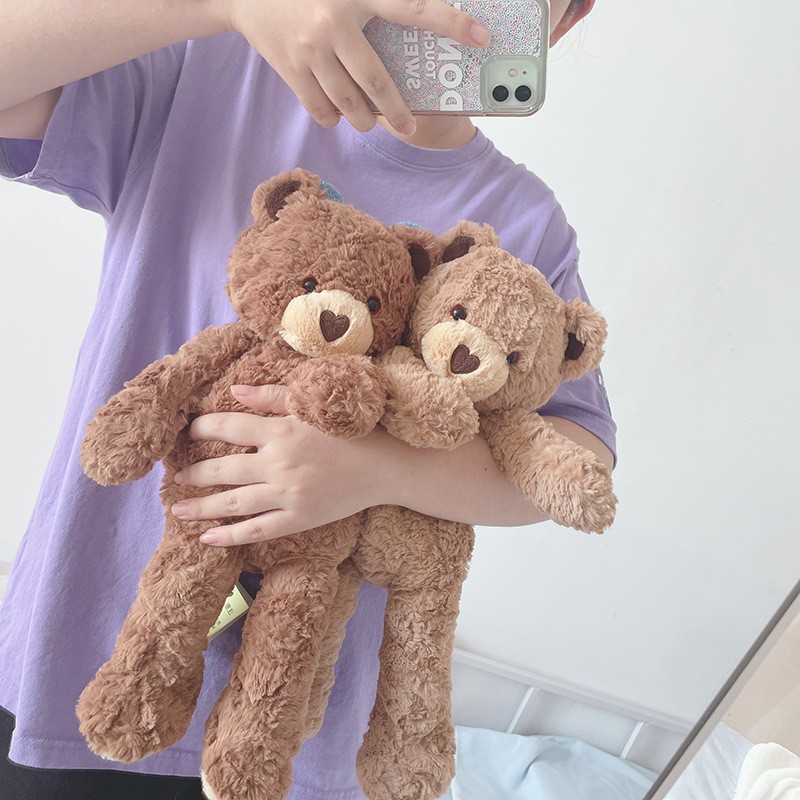 Heart Plush Bear Manufacturer - OEM Custom Brown Bear Doll
